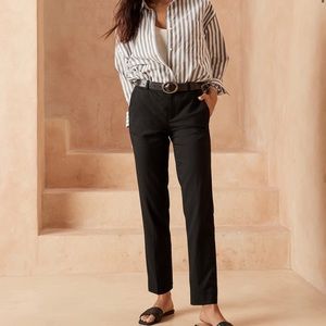 banana republic twill Classic Straight Suit Pant NWT